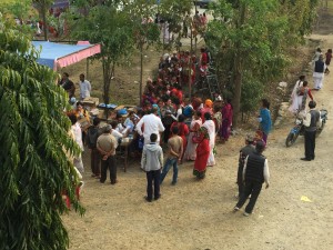 02Patients waiting to get medicine at Bharatpur Medical Camp 4
