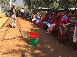08People waiting for their turn at Baluwa Medical Camp 4